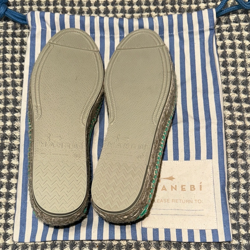 Manebi Green Espadrilles for Women - Picture 2 of 4